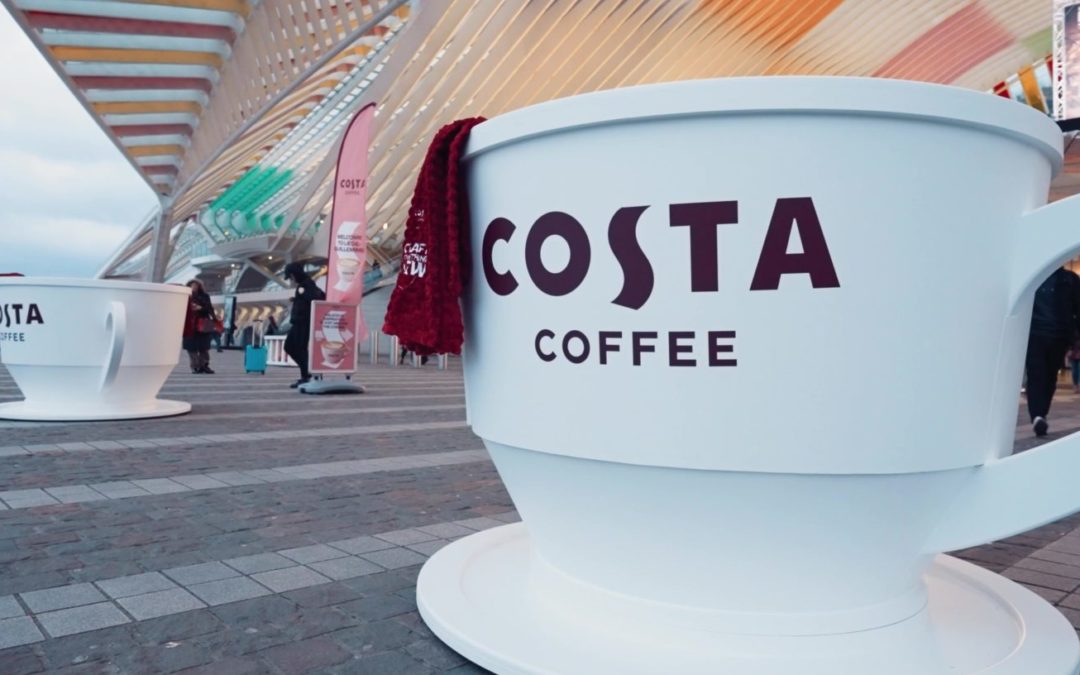 Inauguration Costa Coffee Liège Guillemins