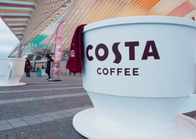 Inauguration Costa Coffee Liège Guillemins